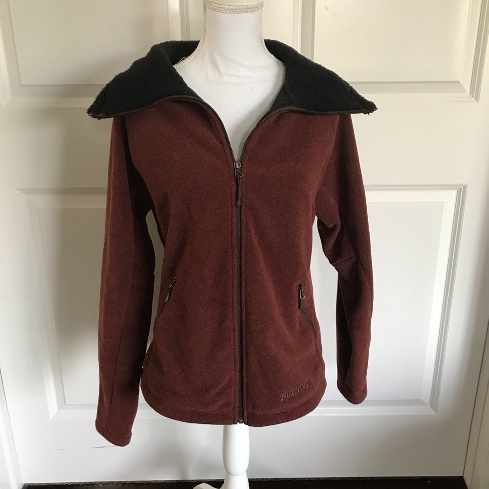 Marmot rust colored fleece